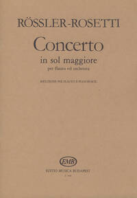 CONCERTO IN SOL MAGGIORE PER FLAUTO ED ORCHESTRA FLUTE TRAVERSIERE