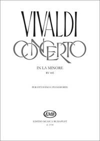 CONCERTO IN LA MINORE PER OTTAVINO, ARCHI E CZAL FLUTE TRAVERSIERE