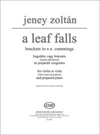 A LEAF FALLS FUR VIOLINE ODER VIOLA (MIT KONTAKT