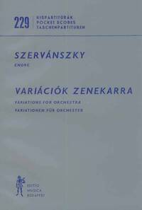 VARIATIONEN FUR ORCHESTER ORCHESTRE
