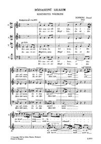 ZWEI CHORE AUF VERSE VIN BALINT BALASSI CHANT