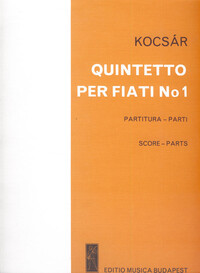 BLASERQUINTETT NR. 1 MUSIQUE D'ENSEMBLE