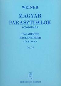 UNGARISCHE BAUERNLIEDER OP. 34 FUNFTE SERIE PIANO