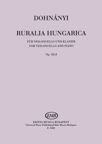RURALIA HUNGARICA OP. 32-D VIOLONCELLE