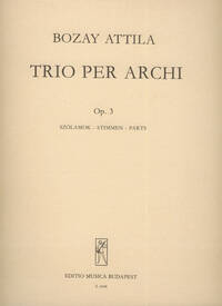 STREICHTRIO OP. 3 MUSIQUE D'ENSEMBLE