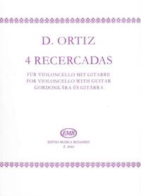 4 RECERCADAS FUR VIOLONCELLO MIT GITARRE MUSIQUE D'ENSEMBLE