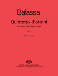 QUINTETT FUR BLECHBLASER MUSIQUE D'ENSEMBLE