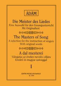 DIE MEISTER DES LIEDES I WERKE FUR ALLE STIMMGATT CHANT