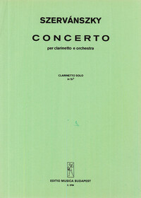 KONZERT FUR KLARINETTE UND ORCHESTER CLARINETTE