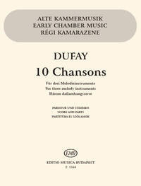 10 CHANSONS FUR DREI MELODIE-INSTRUMENTE (BLOCKF MUSIQUE D'ENSEMBLE
