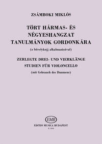 ZERLEGTE DREI- UND VIERKLANGE STUDIEN (MIT GEBRA VIOLONCELLE