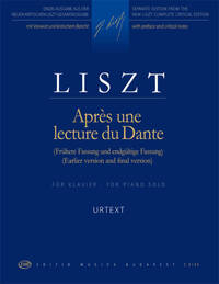 APRES UNE LECTURE DU DANTE, FANTASIA QUASI SONATA PIANO