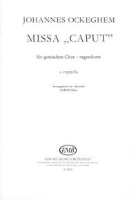 MISSA CAPUT FUR GEM. CHOR CHANT
