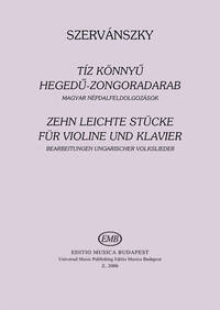 ZEHN LEICHTE STUCKE BEARBEITUNGEN UNGARISCHER VO VIOLON