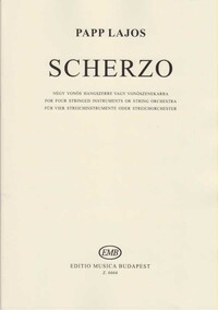 SCHERZO FUR VIER STREICHINSTRUMENTE (ODER STREIC ORCHESTRE