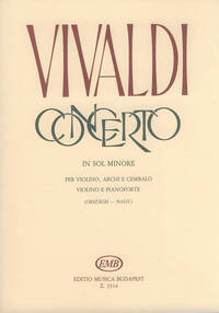 CONCERTO IN SOL MINORE PER VIOLINO E ARCHI, RV 3 VIOLON
