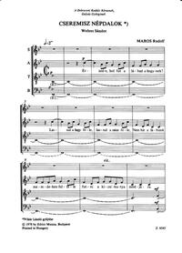 TCHEREMISS FOLKSONGS CHANT