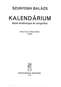 KALENDER CHANT