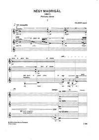 NEGY MADRIGAL CHANT