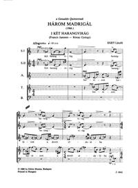 3 MADRIGAL CHANT