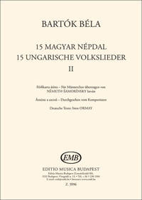 15 UNGARISCHE VOLSKLIEDER