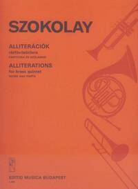 ALLITERATIONEN FUR BLECHBLASER-QUINTETT MUSIQUE D'ENSEMBLE