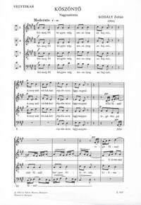 KOSZONTO - NAGYSZALONTA CHANT