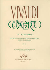 CONCERTO IN DO MINORE PER FLAUTO, ARCHI E CZALO FLUTE TRAVERSIERE