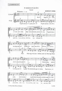 VERSENGES CHANT