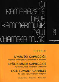 SPATSOMMER CAPRICCIOS FUR VIOLINE, VIOLA, VIOLON