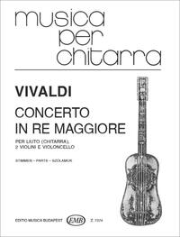 CONCERTO IN RE MAGGIORE PER LIUTO (CHITARRA), DU MUSIQUE D'ENSEMBLE