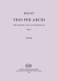 STREICHTRIO OP. 3 MUSIQUE D'ENSEMBLE