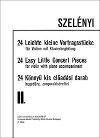 24 LEICHTE KLEINE VORTRAGSSTUCKE II VIOLON