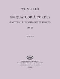 STREICHQUARTETT NR. 3 OP. 26 MUSIQUE D'ENSEMBLE