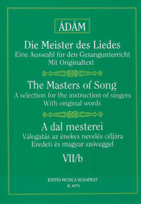 DIE MEISTER DES LIEDES VII-B LIEDER VON SCHUBERT CHANT