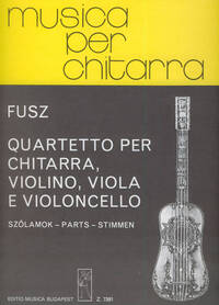 QUARTETTO OP. 1 FUR GITARRE, VIOLINE, VIOLA UND V MUSIQUE D'ENSEMBLE