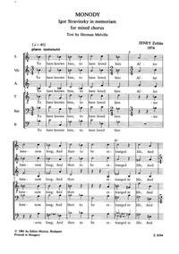 MONODY CHANT