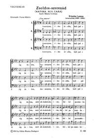 ZSOLDOS SZERENAD (MATONA MIA CARA) / UNNEPI ZENE CHANT