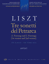 TRE SONETTI DI PETRARCA (ANNEES DE PELERINAGE II PIANO