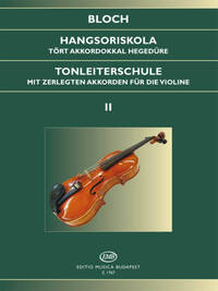TONLEITERSCHULE II OP. 5 MIT ZERLEGTEN AKKORDEN. V VIOLON