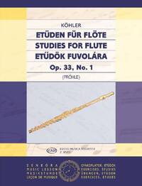 ETUDEN FUR FLOTE 1 OP. 33, NO. 1 FLUTE TRAVERSIERE