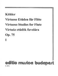 VIRTUOSE ETUDEN FUR FLOTE 1 OP. 75 FLUTE TRAVERSIERE