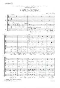 RONDO ON HUNGARIAN FOLKSONGS NO. 1 CHANT