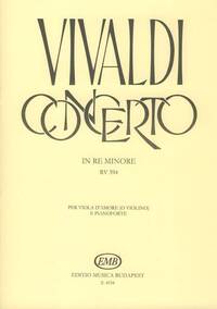 CONCERTO IN RE MINORE PER VIOLA D'AMORE (O VIOLI VIOLON