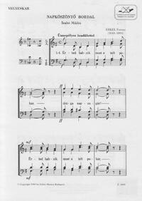 NAPKOSZONTO BORDAL CHANT