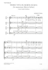 MEDIA VITA IN MORTE SUMUS (IN MEMORIAM MATYAS SE CHANT