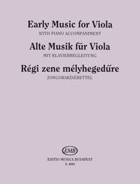 ALTE MUSIK FUR VIOLA WERKE AUS DEM 17-18. JAHRHU ALTO