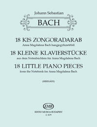 18 KLEINE KLAVIERSTUCKE AUS DEM NOTENBUCHLEIN FU PIANO
