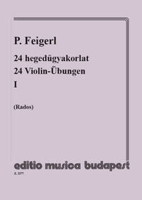 24 VIOLIN-UBUNGEN I IN 24 TONARTEN, MIT BEGLEITUN VIOLONS