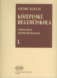 VIOLINSCHULE FUR DIE MITTELSTUFE I VIOLON